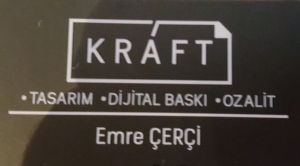 ERDEMLI KRAFT TASARIM DIJITAL BASKI OZALIT